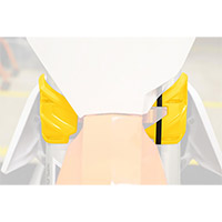 Acerbis F-rock Fork Plate Protector Yellow