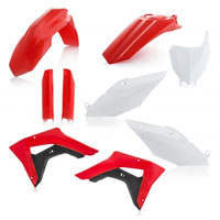 Acerbis Full Kit Plastic White RED 0022531 for Honda CRF 450RX 2017