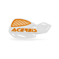 ACERBIS Handguards MX UNICO VENTED white orange Color 