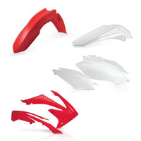 Acerbis Plastic Kit White 0015803 For Honda Crf 250r 11/13 And Crf 450r 11/12