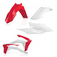 Acerbis Full Plastic White Kit 0016899 For Honda Crf250r 14-17 And Crf450r 13-16