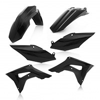 Kit completo de plástico negro Acerbis 0022384 para Honda CRF 450R 2017