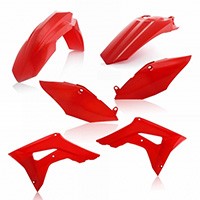 Acerbis Full Plastic Red Kit 0022384 For Honda Crf 450r 2017