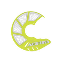 Protección de disco de freno delantero ACERBIS X-BRAKE 2.0 amarillo / blanco