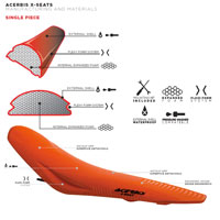Acerbis Sella X-seat (soft Confort) Nero Yamaha Yzf 250 14/15 Yzf 450 14/16 - img 2