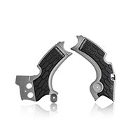 Acerbis X-grip Frame Protectors Grey Black Kawasaki Kxf 250 2017