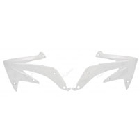 RACETECH RADIATOR SCOOPS HONDA CRF 450 R 05/08 WHITE