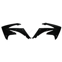 Racetech Convogliatori Radiatore Honda Crf 450 09/12 Crf 250 10/13 Nero