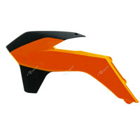 Racetech Radiator Scoops Ktm Sx Sxf 13/15 Exc Excf 14/16 Orange-black