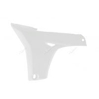 RACETECH INFERIOR RADIATOR SCOOPS YAMAHA YZF 450 10/13 WHITE