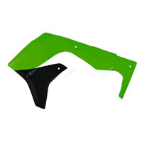 Racetech Superior Radiator Scoops Kawasaki Kxf 450 16 Green