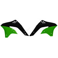 Racetech Convogliatori  Radiatore Kawasaki Kxf 450 06/08 Nero-verde