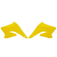 RACETECH RADIATOR SCOOPS SUZUKI RMZ 250 04/06 YELLOW