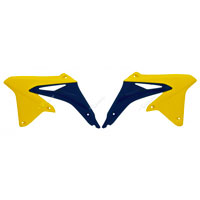 Racetech Superior Radiator Scoops Suzuki Rmz 450 08/16 Yellow-blue