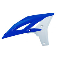 RACETECH RADIATOR SCOOPS YAMAHA YZF 250 10/13 WRF 450 12/15 BLUE-WHITE