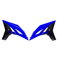 Racetech Radiator Scoops Yamaha Yzf 250 10/13 Wrf 450 12/15 Blue-black