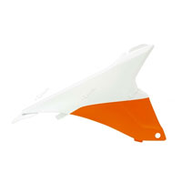 Racetech Coperchio Laterale Cassa Filtro Dx Ktm Sxf 13/15 Sx 250 13/16 Bianco-arancio