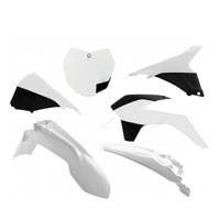 RACETECH PLASTIC KITS KTM EXC 13/15 REPLICA 56 PZ WHITE