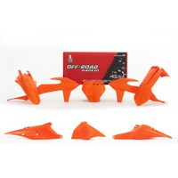 Racetech Plastics Kit Replica Ktm 2019 6 piezas naranja