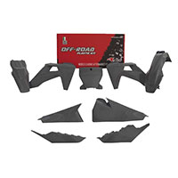 Racetech Kit Plastics 6pz Replica Husqvarna Gray