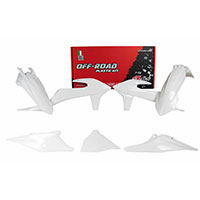 Racetech Plastics Kit Replica Ktm 2020 White