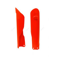 Racetech Fork Protectors Ktm Sx Sxf 125-450 16 Exc Excf 16 Orange Fluo