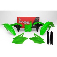 Racetech Kits De Plástico Kawasaki Replica 2018 Fluo Verde