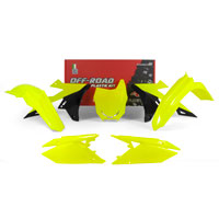 Racetech Kits De Plástico Suzuki Replica 2018 5Pcs Fluo Amarillo