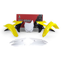 Racetech Kit Plastiche Replica Suzuki 2018 Bianco Giallo Nero