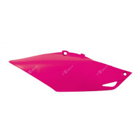 Racetech Tabelle laterali portanumero HONDA CRF 450 13/16 CRF 250 14/16 ROSA FLUO