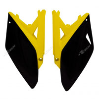 RACETECH SIDE PANEL SUZUKI RMZ 250 10/16 YELLOW-BLACK