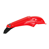 Guardabarros Trasero Ufo Enduro Led Honda rojo