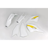Ufo Plastic Kits Husqvarna Te 15-16 White Yellow