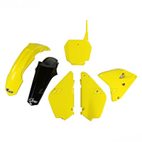 Ufo Restyling Suzuki Rm85 Plastics Kit Black Yellow
