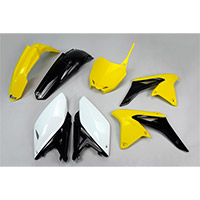 Kits Plastique Ufo Suzuki Rmz 250 13 Jaune Noir