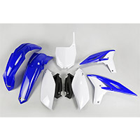 Kits Plastique Ufo Yamaha Yzf 250 11-12 Bleu Blanc