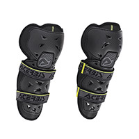 Acerbis Kid Profile 2.0 Knee Guards Black Yellow Kid