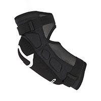 Acerbis Soft Elbow Knee Guards Black White