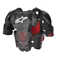 Alpinestars A-10 V2 Vollbrustschutz schwarz rot - 2