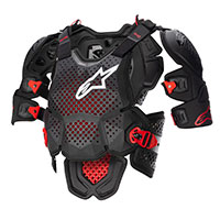 Pettorina Alpinestars A-10 V2 Antracite Nero Rosso