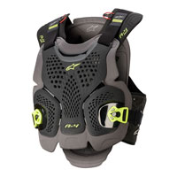 Protection Poitrine Alpinestars A-4 Max noir jaune