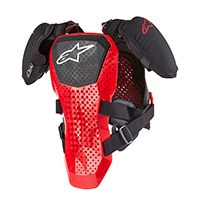 Plastron Alpinestars A-5 V2 Youth noir rouge - 2