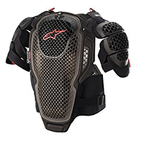 Protector de pecho Alpinestars A-6 negro rojo