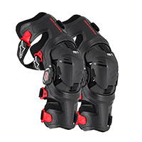 Alpinestars Rk-7 Plasma Knee Guards Black Red