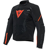 Chaqueta Dainese Smart LS Sport negro fluo rojo