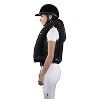 Chaleco con airbag Helite Zip In 2 negro