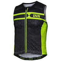 Chaleco protector IXS RS-20 negro verde