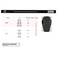 Inserto Schiena Ixs Honeycomb Level 2 Nero - img 2