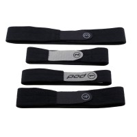 Kit Cinghie Ginocchiere PodMX K4 3.0 nero