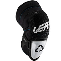 Leatt 3DF Hybrid Knieschützer weiß schwarz - 2